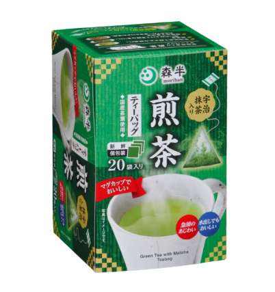 Morihan Sencha with Uji Matcha, 1.8g × 20 Tea Bags