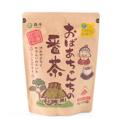 Morihan Grandma's Bancha, 4g × 34 Tea Bags