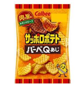 Calbee Sapporo Potato BarbeQ Aji 24g