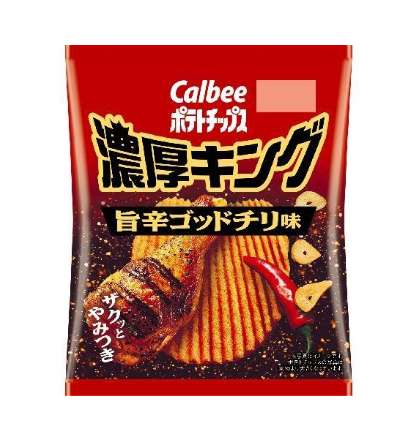 Calbee Potato Chips Rich King Spicy God Chili Flavor 52g