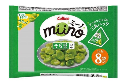 カルビー ミーノそら豆しお三角Ｐ