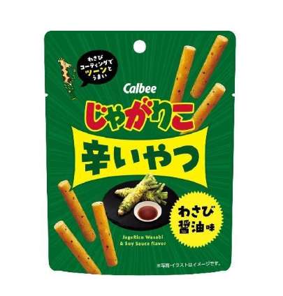 カルビー じゃがりこ辛いわさび醤