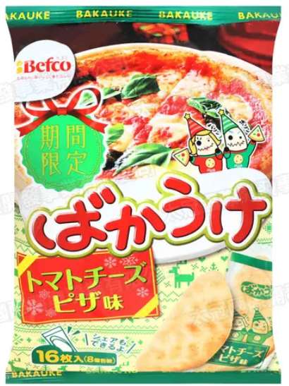 Bakauke Tomato Cheese Pizza Flavor 16 Pieces