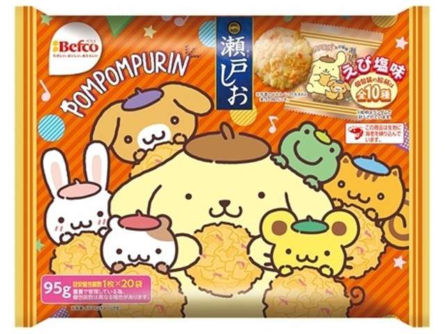 Sanrio Characters Seto Shio Shrimp Salt Flavor 95g
