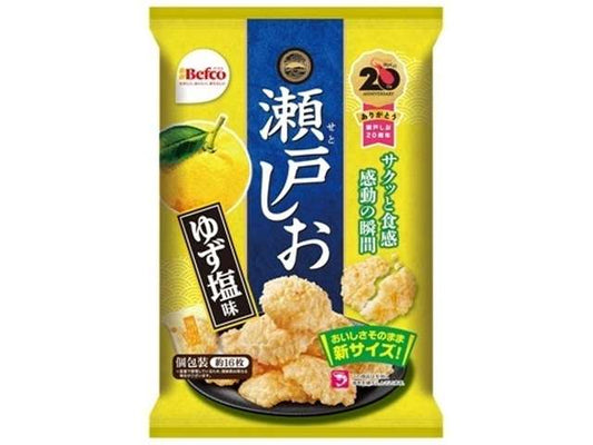 Befco Seto Shio Yuzu Salt Flavor Fried Rice Crackers 76g