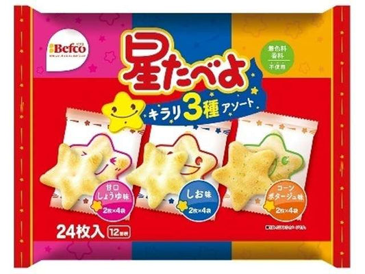 Befco Hoshi Tabeyo 3-Flavor Assortment 24 Pieces