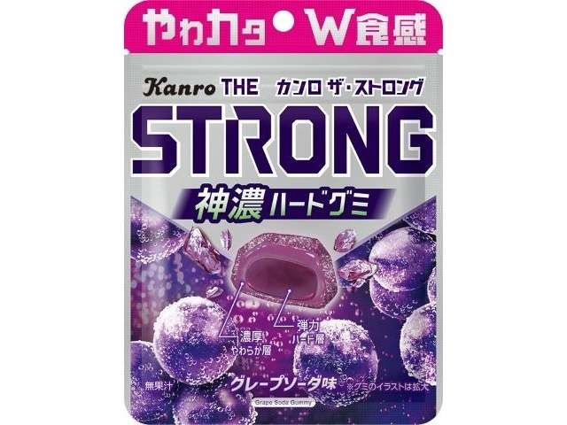 Kanro The Strong Gummy Grape Soda 70g