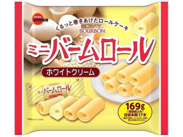 ブルボン ミニバームロールホワイ