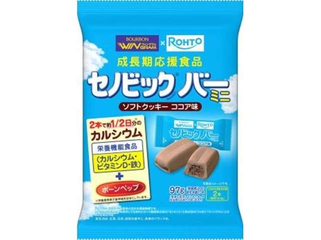 Bourbon Senobic Bar Mini Soft Cookies Cocoa 97g