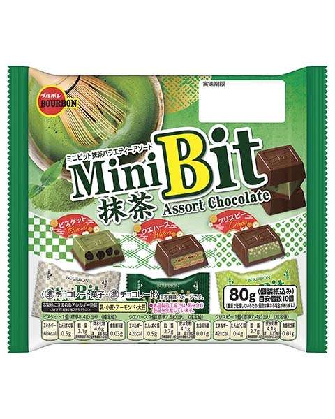 ブルボン ミニビット抹茶Ｖアソー