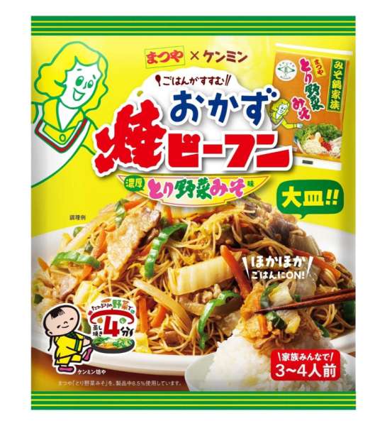 Kenmin Okazu Yaki Be-Fun Tori Yasai Miso Flavor 100g