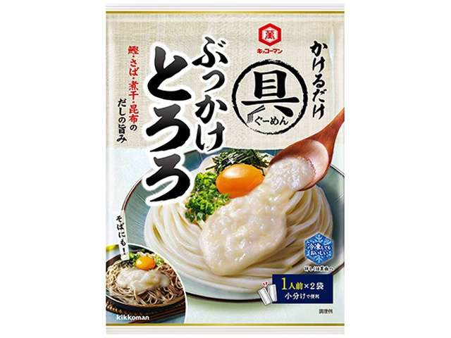 Kikkoman Gu-Men Tororo Bukkake Noodle Sauce 42g × 2 Packs 　
