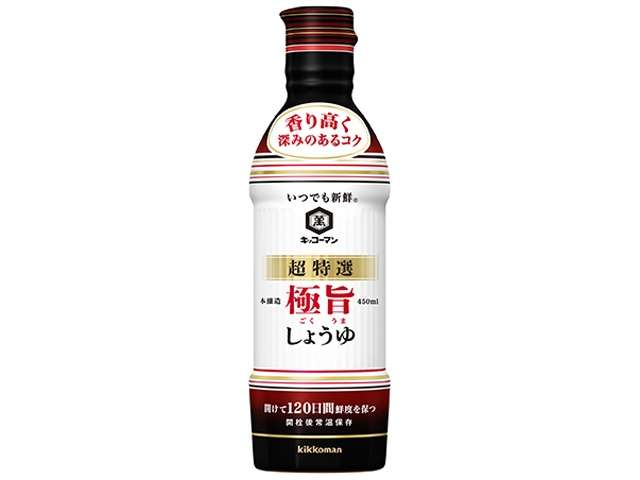 Kikkoman Always Fresh Super-Select Full-Bodied Soy Sauce 450ml
