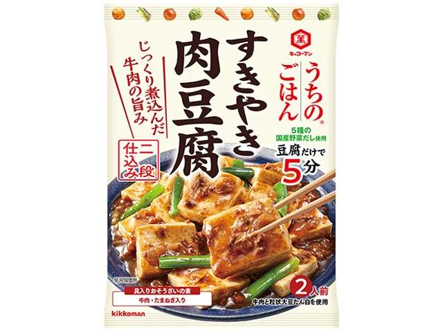Kikkoman Uchi no Gohan Sukiyaki-Style Meat and Tofu Seasoning 140g