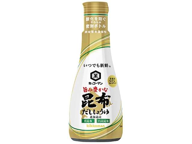 Kikkoman Always Fresh Umami-Rich Kombu Dashi Soy Sauce 200ml