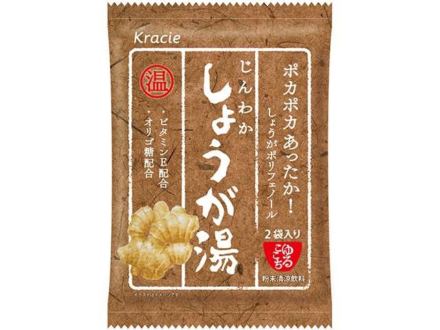 Yurukokochi Jinwaka Ginger Drink Mix 30.6g (2 Sachets)