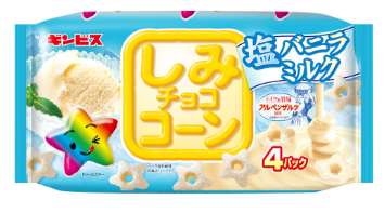 ギンビス　しみチョコ塩バニラミル