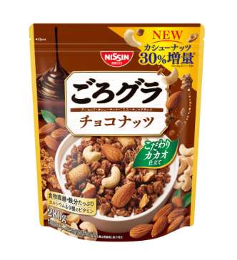 Nissin Cisco Goro Gra Chocolate & Nuts Granola 280g