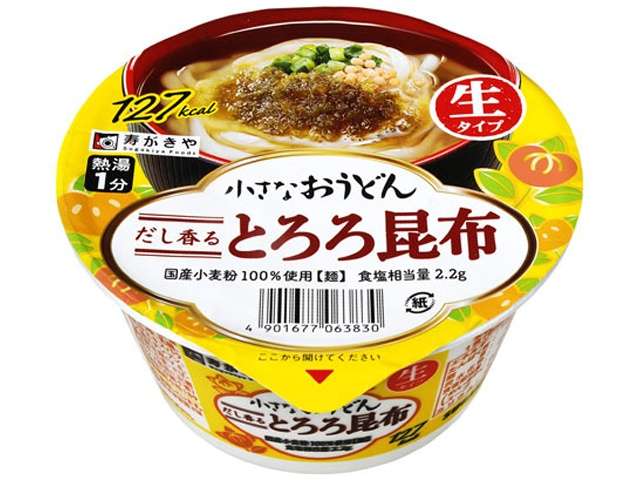 寿がきや　小さなうどんとろろ昆布