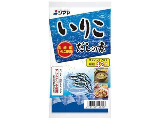 Shimaya Niboshi Sardine Dashi Stock 6 g × 7