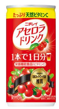 ニチレイ　アセロラドリンク缶