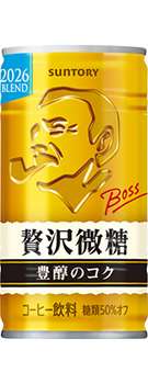 BOSS Zeitaku Bito Houjun Mildly Sweet Coffee 185g Can
