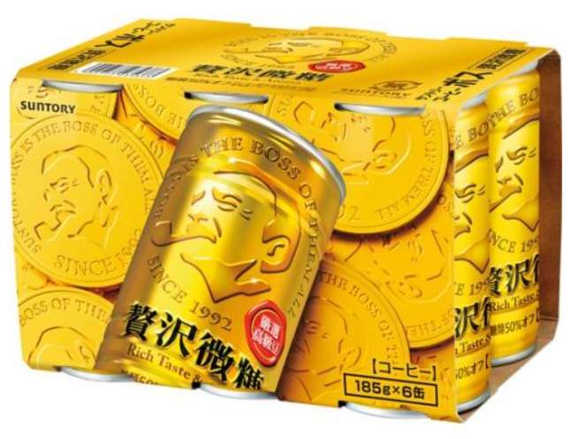 Ｓ　ボス贅沢微糖６缶