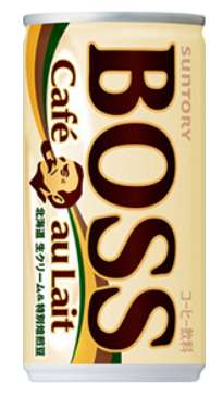 BOSS Café au Lait 185g Can