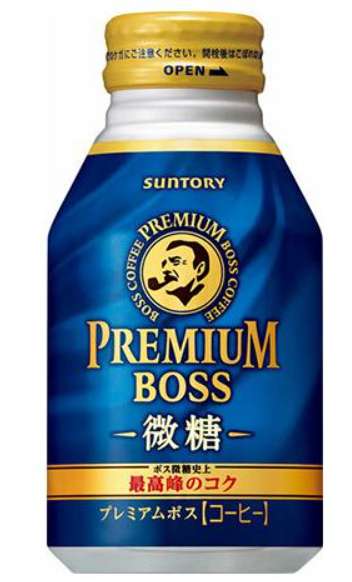 Premium BOSS Mildly Sweet Coffee 260g Bottle Can