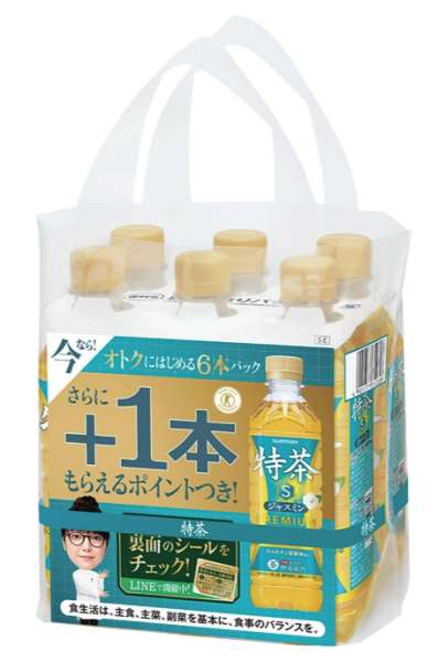 Tokucha Jasmine 500ml × 6 PET Bottles