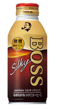 Ｓ　ボス シルキードリップ微糖 360gボトル缶