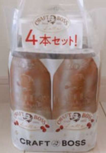 Craft Boss Latte 500ml × 4 PET Bottles
