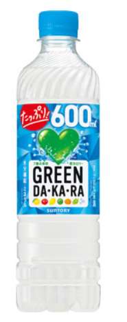 GREEN DA・KA・RA 600ml Freezable PET Bottle