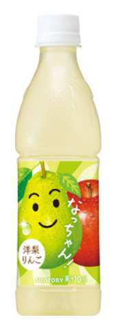 Natchan Pear & Apple 425ml Freezable PET Bottle
