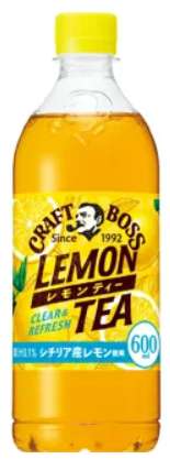 Craft Boss Lemon Tea 600ml PET Bottle