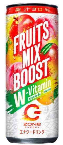 ZONe FRUITS MIX BOOST 240ml Bottle Can