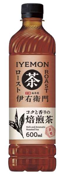 Iyemon Roasted Tea 600ml PET Bottle