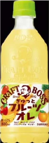 Craft Boss Rich Fruit au Lait 500ml PET Bottle