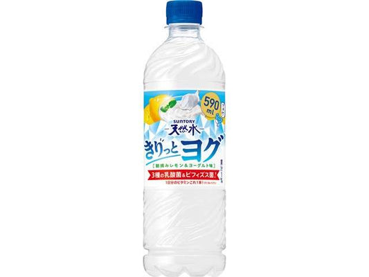 Suntory Tennensui Kiritto Yog Morning-Picked Lemon & Yogurt 590ml PET Bottle