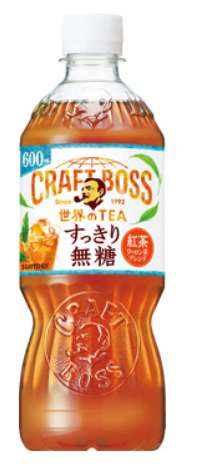 Craft Boss World of TEA Refreshing Unsweetened Tea 600ml PET Bottle