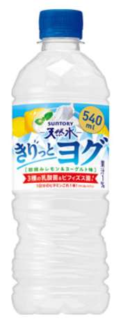 Suntory Tennensui Kiritto Yog Morning-Picked Lemon & Yogurt 540ml PET Bottle