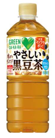 GREEN DA・KA・RA Yasashii Black Soybean Tea 600ml PET Bottle