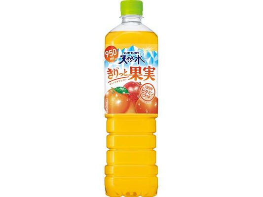 Suntory Tennensui Kiritto Kajitsu Orange & Mango 950ml PET Bottle