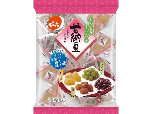 Denroku Amanatto Sweetened Beans Mini Packs, 180g