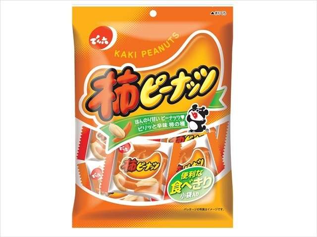 Denroku Kaki-no-Tane Rice Crackers & Peanuts Mini Packs, 130g