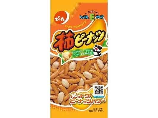 Denroku Kaki-no-Tane Rice Crackers & Peanuts, E-Size 60g