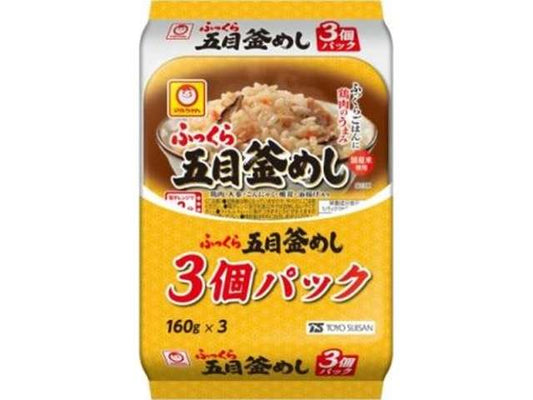 Maruchan Fukkura Gomoku Kamameshi, 3-Pack, 160 g × 3