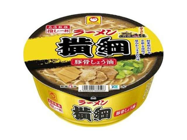 Maruchan Oshi no Ippai Ramen Yokozuna Tonkotsu Soy Sauce, 121 g