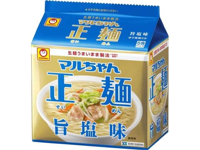 東水 マルちゃん正麺旨塩味５Ｐ