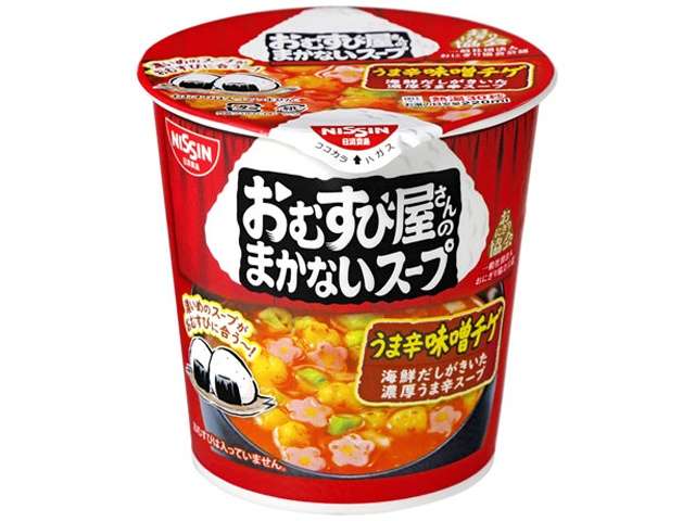 Nissin Omusubi Shop Staff Meal Soup Savory Spicy Miso Chige 13g